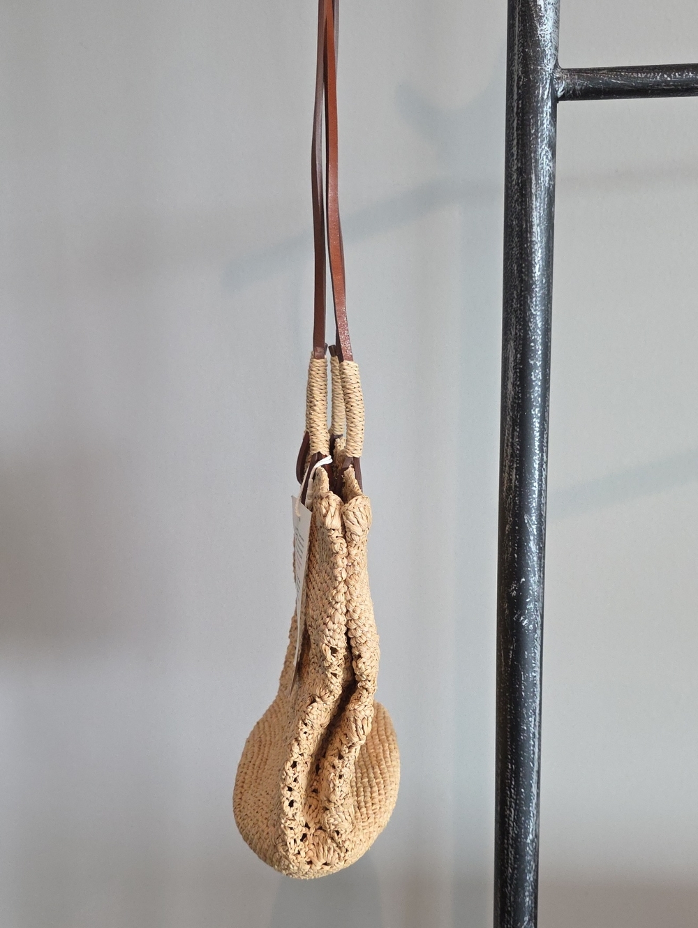NWT Sezane Ralph Weaved Bag In Raffia - Picture 6 of 13